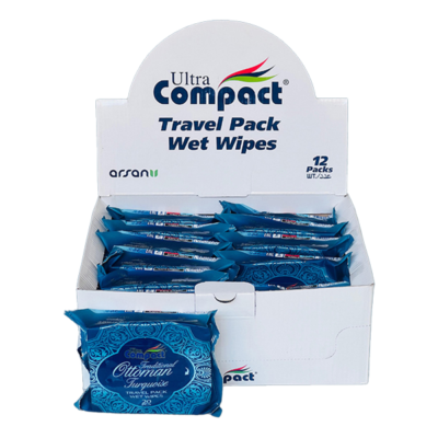 PACK LINGETTE 20P turquoise *12