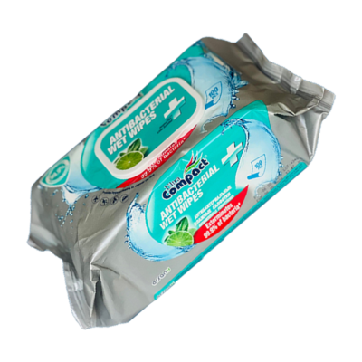 LINGETTE ANTIBACTERIENNE 100P