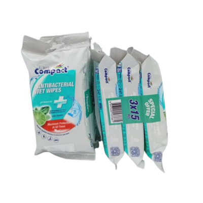 U.C LINGETTE POCHE ANTIB 3*15 PCS