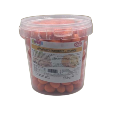 AMANDE ENROBEES 1KG x12 ORANGE