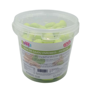 CAJOU ENROBEES-PISTACHE 500Gx12