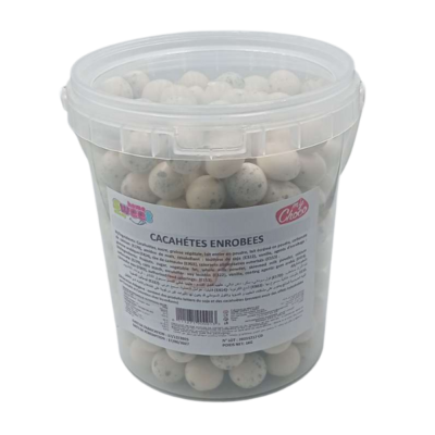 CACAHUETES ENROBEES-WHITE 1KGx12