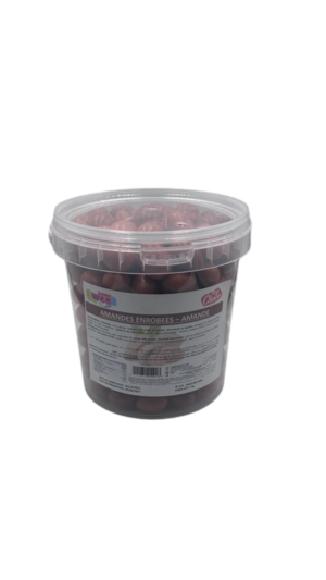 AMANDES ENROBEES-BROWN 1KGx12